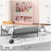 Kids Bookcase With Toy Storage - 4-Cubby Wooden Bookshelf With 3 Drawers & Slanted Toy Bins For Nursery, Playroom (Pink) 2 Kids Bookcase With Toy Storage - 4-Cubby Wooden Bookshelf With 3 Drawers & Slanted Toy Bins For Nursery, Playroom (Pink) -Furniture GUEST e285a580 2c9e 4295 8be3 575396be08ea