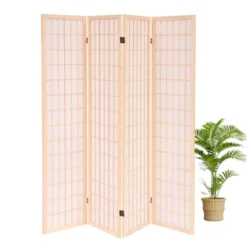 Wooden Room Divider Wall 3 Panel With Holes,5.6FT Tall Room Divider With Shelves,Folding Privacy Screens 67 In For Room Separation Home Office Bedroom -Furniture GUEST e31aa00a 924a 4546 9f05 5753af3513d7