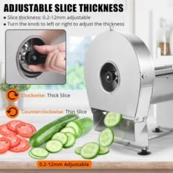 Electric Vegetable Fruit Slicer, 0-10mm Thickness Adjustable, Commercial Vegetable Fruit Slicer -Furniture GUEST e3ba2c2c 0caf 4ee2 90e2 eff9b4abda68