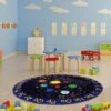 Kids Solar System Rug 4ft Round ¨C Non-Slip Outer Space Play Mat With ABC Alphabet, Ultra Soft Planet Carpet For Nursery, Playroom, Classroom ¨C Blue 2 Kids Solar System Rug 4ft Round ¨C Non-Slip Outer Space Play Mat With ABC Alphabet, Ultra Soft Planet Carpet For Nursery, Playroom, Classroom ¨C Blue -Furniture GUEST e3c17015 8dab 464b 92d3 f9f1b0f7bf27