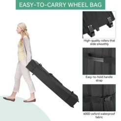 Upgraded 10x20 Pop Up Canopy Tent With 6 Removable Sidewalls, Commercial Heavy Duty Pop Up Canopy Tents 6 Sand Bags, 18 Stakes, White