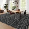 Non Slip Kitchen Rugs 8x10 Modern Black Low Pile Area Rug With Border, Stain-Resistant 1 Non Slip Kitchen Rugs 8x10 Modern Black Low Pile Area Rug With Border, Stain-Resistant -Furniture GUEST e5bdb192 8582 4709 8457 2122ab54fc57