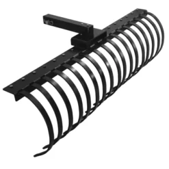 Lawn Rake, Pine Straw Rake Tow Behind - 125cm Work Width Dethatcher With 17 Steel Tines, Fits 2-Inch Receiver For Tractors, ATV/UTV -Furniture GUEST e5ef1357 65b5 46a5 b450 4a8655f04727
