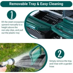 Hole Chicken Nesting Boxes With Lockable Lid - Metal Laying Box For Hens, Secure Egg Collection & Protection, Easy Access 11 Hole Chicken Nesting Boxes With Lockable Lid - Metal Laying Box For Hens, Secure Egg Collection & Protection, Easy Access -Furniture GUEST e786ace4 4efd 435a b3fd 310b699ff570