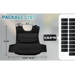 Adjustable Weighted Vest For Men, 44 LB Weight Vest Adjustable Wearable Weights For Strength Training -Furniture GUEST ea3b4248 d96c 4cd7 a1b0 220d8e2a3efb