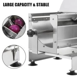 Commercial Vegetable Slicer Manual Potato Tomato Slicing Machine Onion Slicer Stainless Steel Vegetable Cutter Fruit Slicer -Furniture GUEST ea86f063 f255 46e9 b7d7 37cfcc81b4c9
