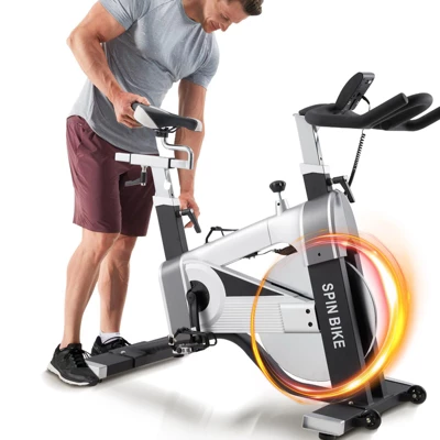 Exercise Bike For Home, Indoor Cycling Bike Stationary, Quiet Magnetic Workout Bike With Comfortable Seat Cushion, 330LB Capacity, Digital Display 10 Exercise Bike For Home, Indoor Cycling Bike Stationary, Quiet Magnetic Workout Bike With Comfortable Seat Cushion, 330LB Capacity, Digital Display - Image 8