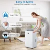 Portable Air Conditioners, 14000 BTU Portable AC, Cools Up To 750 Sq. Ft 3-in-1 Mobile AC For Room With Dehumidifier Fan Sleep Mode, 24H Timer -Furniture GUEST ee2dccb3 ddd4 4c82 9829 8aedf1d4c4c2