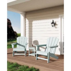 Outdoor Adirondack Chairs, HDPE Plastic Patio Chairs For All Weather, Weather-Resistant Fire Pit Chair With Wide Armrests & Slatted Back 23 Outdoor Adirondack Chairs, HDPE Plastic Patio Chairs For All Weather, Weather-Resistant Fire Pit Chair With Wide Armrests & Slatted Back -Furniture GUEST eeb88636 a3f7 463e be28 e966d748c25c