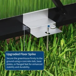 Greenhouse Outdoor - Polycarbonate Walk-in Garden Greenhouse With Roof Vent, Aluminum Frame & Lockable Door -Furniture GUEST eef92a50 991e 46f5 abf0 8770f081b654