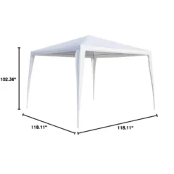 3x3m White Pop Up Gazebo Top Cover Replacement Canopy Roof -Furniture GUEST f239ff22 d765 4e01 a64e a8dc9231b85f