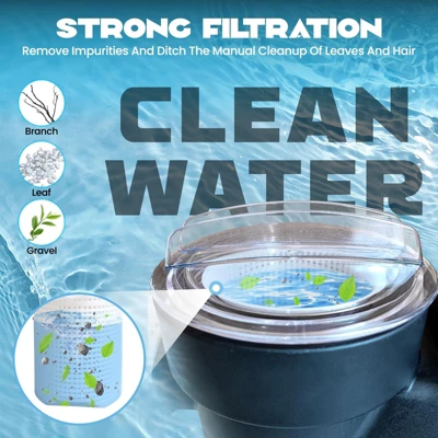 3.0 HP Swimming Pool Pump Above Ground/Inground, 220V, 9000 GPH High-Flow, 1100W High-Efficiency Swimming Pool Pump 7 3.0 HP Swimming Pool Pump Above Ground/Inground, 220V, 9000 GPH High-Flow, 1100W High-Efficiency Swimming Pool Pump - Image 5