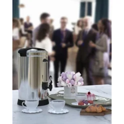 120 Cups Commercial Coffee Maker, Quick Brewing Stainless Steel Large Coffee Urn -Furniture GUEST f3cccca7 ad60 40f1 b438 3991c33afa2d