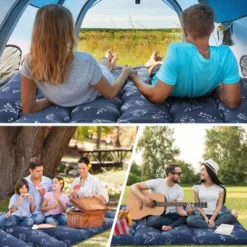 Futon Mattress, Japanese Twin Size - Floral Pattern Floor Mattress For Tatami, Sleeping Pad, Camping Travel -Furniture GUEST f5482930 ae55 4d4f a699 c30dd680d1b8