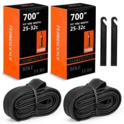 Pack Of 2 Bicycle Inner Tubes With 2 Tire Levers ¨C 700x25-32C Butyl Rubber Presta Valve Tubes ¨C For Road, Mountain & Household Bikes -Furniture GUEST f5a7aed1 b193 4aa0 b2ca 5f59302731d0