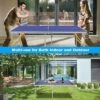 Professional Outdoor Table Tennis Table, 6x3FT Portable Ping Pong Table With Net, Paddles & Balls -Furniture GUEST f60af9c1 91e2 487f 942a a0f79be10470