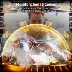 Wall Oven- 24 Inch 2.5Cu. Ft Convection Electric Oven With Multiple Cooking Functions, Touch Control, Safety Lock, 3D Heating, Stainless Steel -Furniture GUEST f76dbb9f d7af 42ca ad00 e8f8bbdcda9a