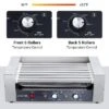 Commercial Hot Dog Roller Machine, Roller Stainless Steel Hot Dog Griller With Dual Controls, Capacity For Parties, Events -Furniture GUEST f7841997 57d9 492e 9cf9 704d57e2c54c