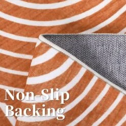 TROPOW Machine Washable Rug Modern Abstract Low Pile Rugs Non Slip Non Shedding Rug Contemporary Lines Indoor Carpet For Bedroom Living Room -Furniture GUEST f88c73a0 37e3 42bd 84be 58698d9d98bb