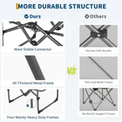 Oversized Camping Directors Chair 2 Pcs, Portable Folding Lawn Chairs For Adults Heavy Duty With Side Table, Outdoor Foldable Camp Chair With Pocket -Furniture GUEST fda9b8f0 b07b 4548 86e4 0fef1fbf6afa