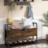 Shoe Storage Bench With Seating Entryway Storage Bench With Storage Box, Shoe Rack With Organizer Drawer Industrial Style -Furniture GUEST fdbbd743 6c1f 44fd ac48 fbeeceb070d8