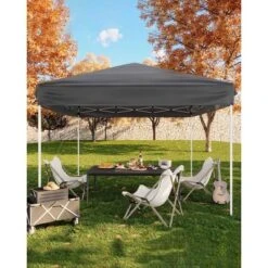 10x10 Heavy Duty Pop Up Canopy- Outdoor Canopy Tent With Portable Bag - 3 Adjustable Height, 4 Weight Bags, 8 Stakes & 4 Guy Ropes Included -Furniture GUEST fded491c e085 4d13 b21f 1cfec66d0c1e